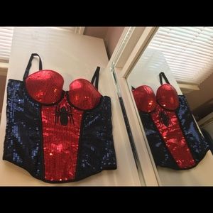 Spiderman corset Halloween costume